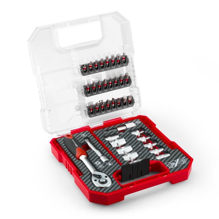 COFFRET MIXTE EMBOUTS ET DOUILLES 37 PCS - vue 2