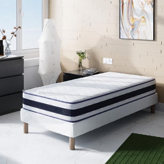 Matelas 100x200 à mémoire orthopédique | Hauteur 25 cm