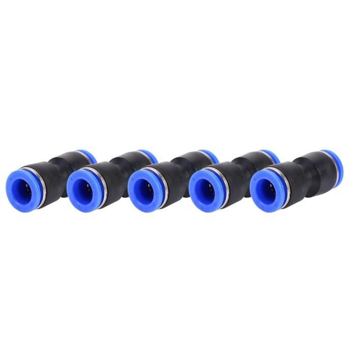 Lot De 4 Raccords Rapides Pneumatiques 8mm Avec Valve Manuelle - Pour Air Comprimé, étanches