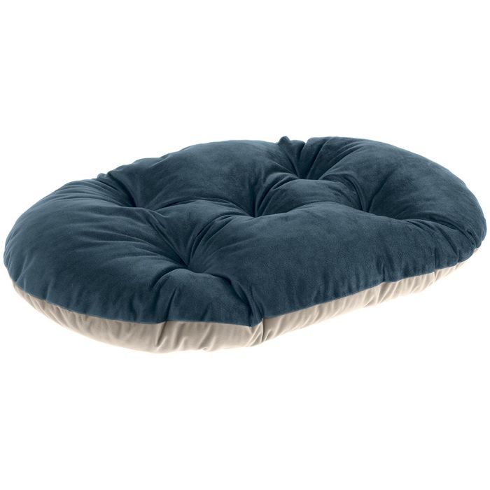 Ferplast coussin pour chiens et chats PRINCE 45/2, petit lit rembourré pour animaux, double-face, 43x30 cm, bleu