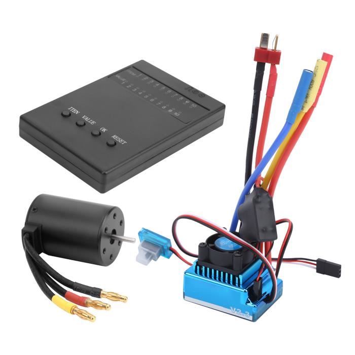 Moteur Brushless Rocket 3650 Pour Voiture RC 1/10 - Choix De KV (2300 à 7700), Compatible Tamiya Et Autres