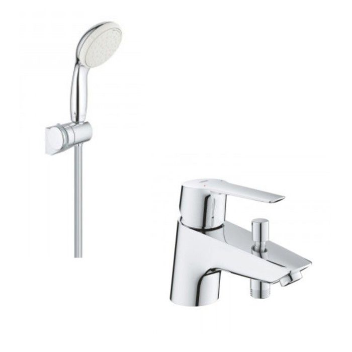 GROHE Mitigeur bain douche monotrou Start 2021 Quickfix + ensemble de