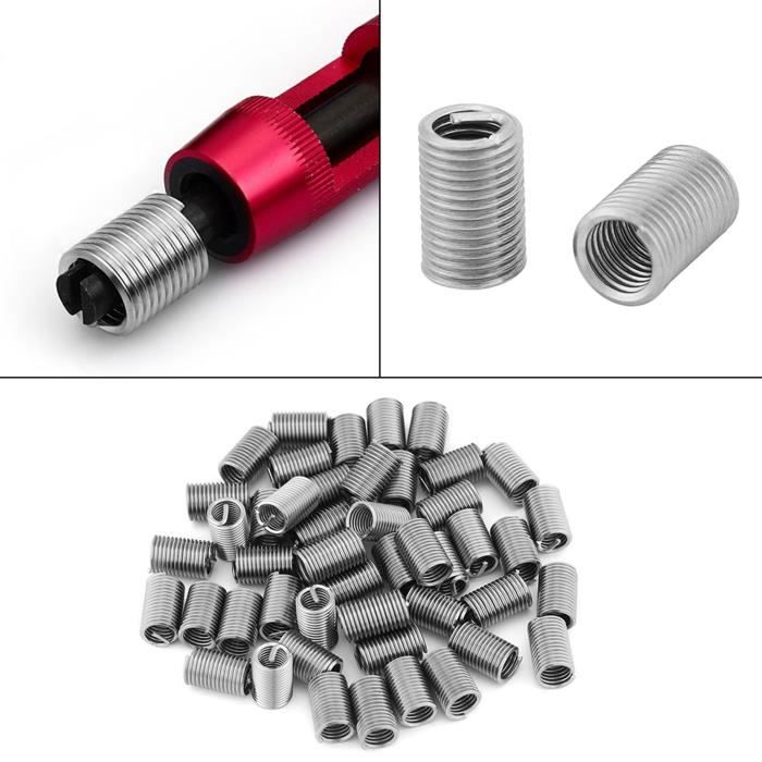 Kit d'outils de réparation de filetage pour bougie d'allumage en métal