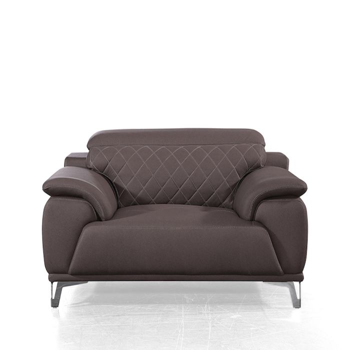 Fauteuil En Tissu Ricke - Marron Fauteuil En Tissu Ricke - Marron
