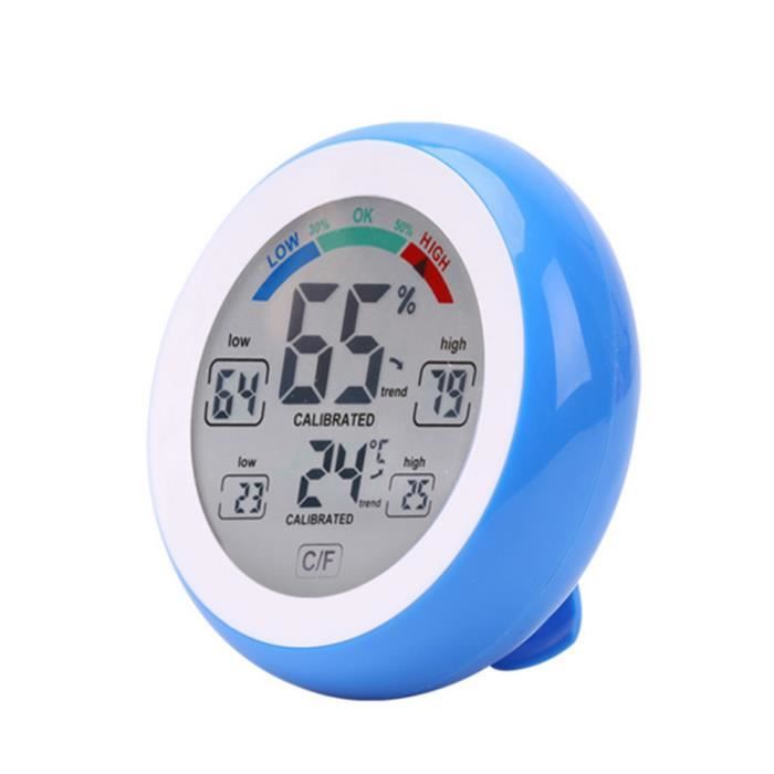 Thermomètre Digital LED 12V Écran Bleu -50°C à +110°C Avec Sonde Étanche