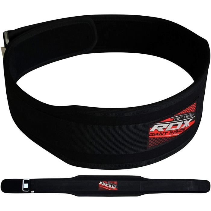 RDX Musculation Fitness Ceinture N/éopr/ène Bodybuilding Force Belt Lombaire Halterophilie Entra/înement