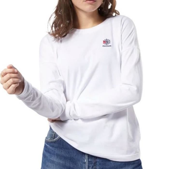 reebok t shirt femme