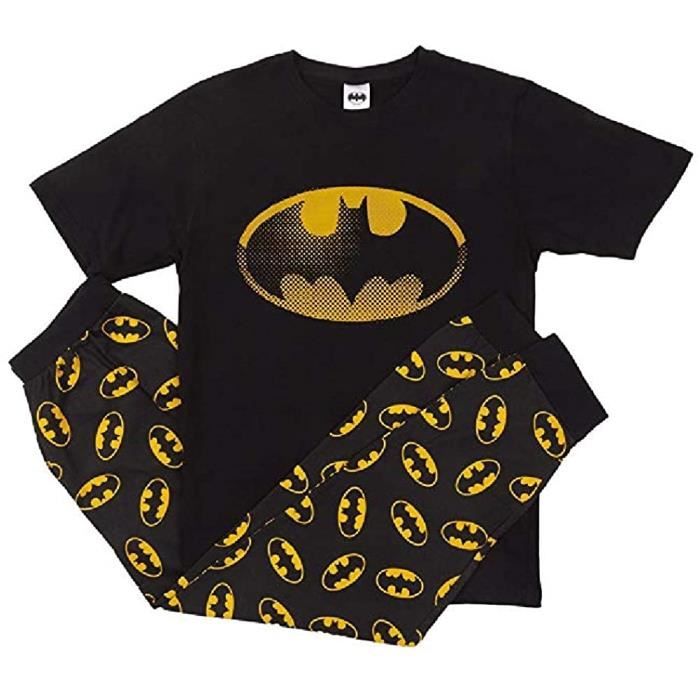 DC Batman Pantalon de pyjama pour homme Tailles S M L et XL 