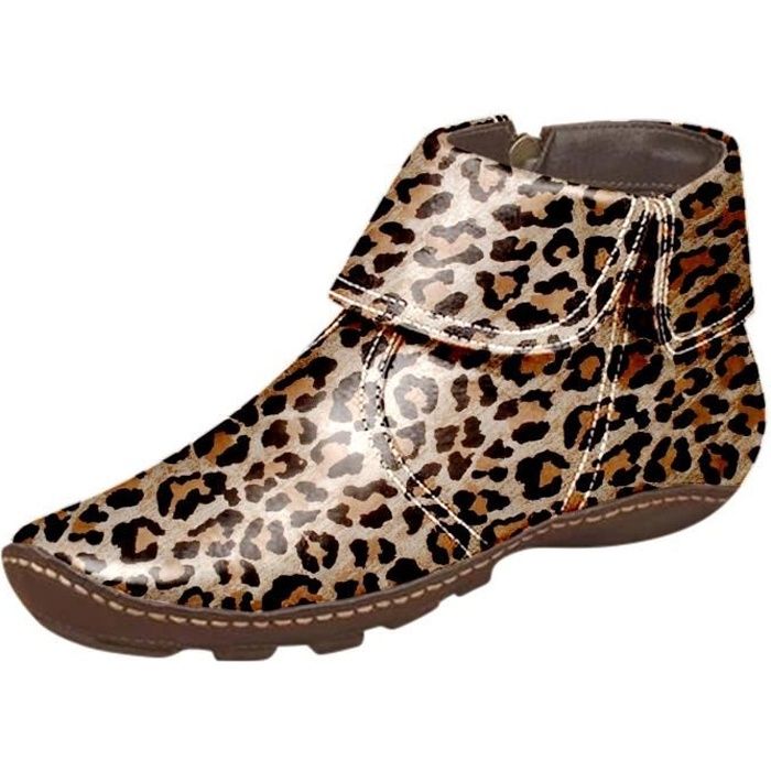 Bottine deals plate leopard