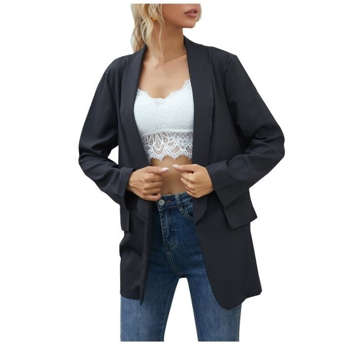 Chemisier Femme Manches Longues Col V Volants - Chemise Boutonnée Élégante Avec Dentelle Florale, Style Féminin Chic