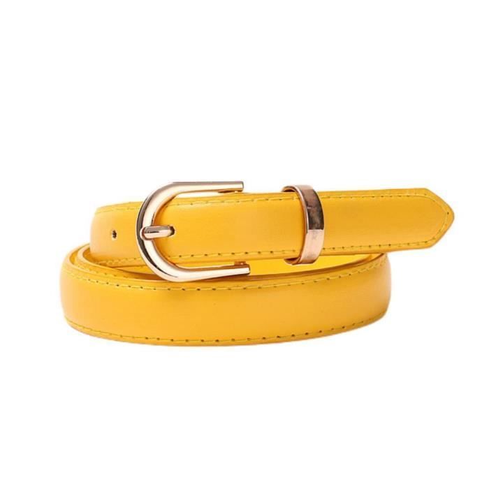 Ceinture Femme Marque Tendance Multicolore Ceinture Fine