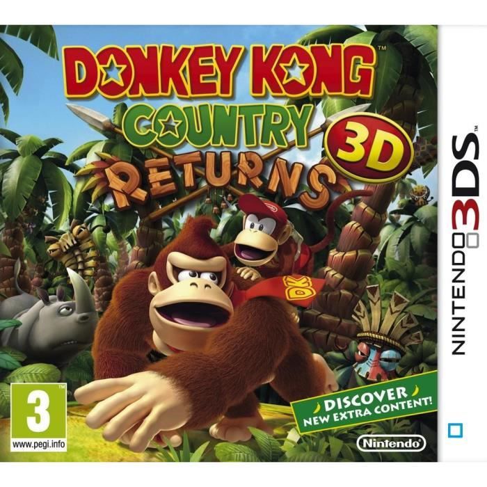 DONKEY KONG COUNTRY RETURNS 3D [IMPORT ALLEMAND… - Nintendo