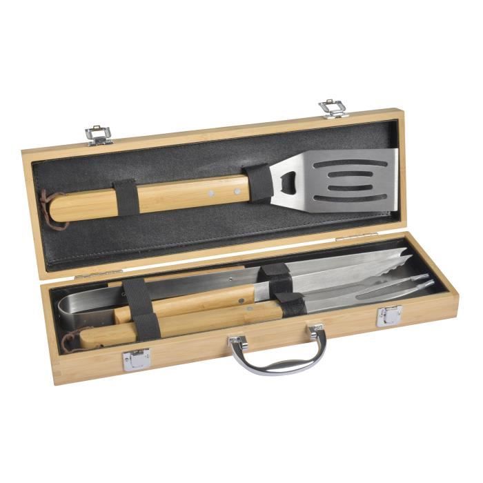 MALLETTE BARBECUE 3 USTENTILES Cdiscount Jardin