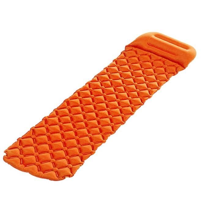 tapis de camping  gonflable portable en nylon tpu matelas pneumatique léger résistant à l'humidité matelas 195 * 60 * 5cm