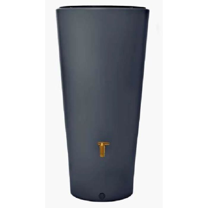 Récupérateur Deau De Pluie 2 En 1 Vaso 220 L Dim D 58 X H 120 Cm