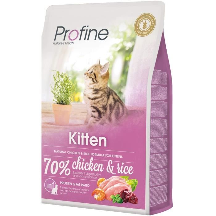 Croquettes pour chaton Profine - 10 kg - huile de saumon et biotine