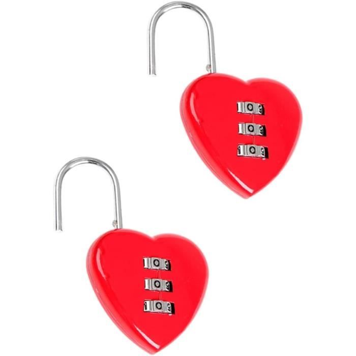 Sherchpry Serrure À Bagages Cadenas Pour Casier Cadenas À Clé Valise En Métal Boîte À Bijoux