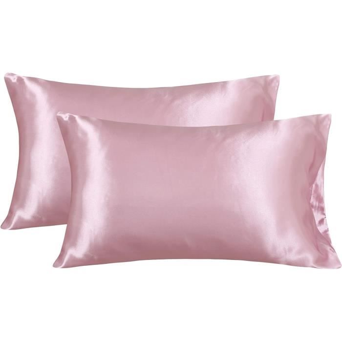 Lot De 2 Coussins Oreillers 80x80 Cm Microfibre Bronze – Hypoallergéniques Et Doux Pour Un Sommeil Parfait