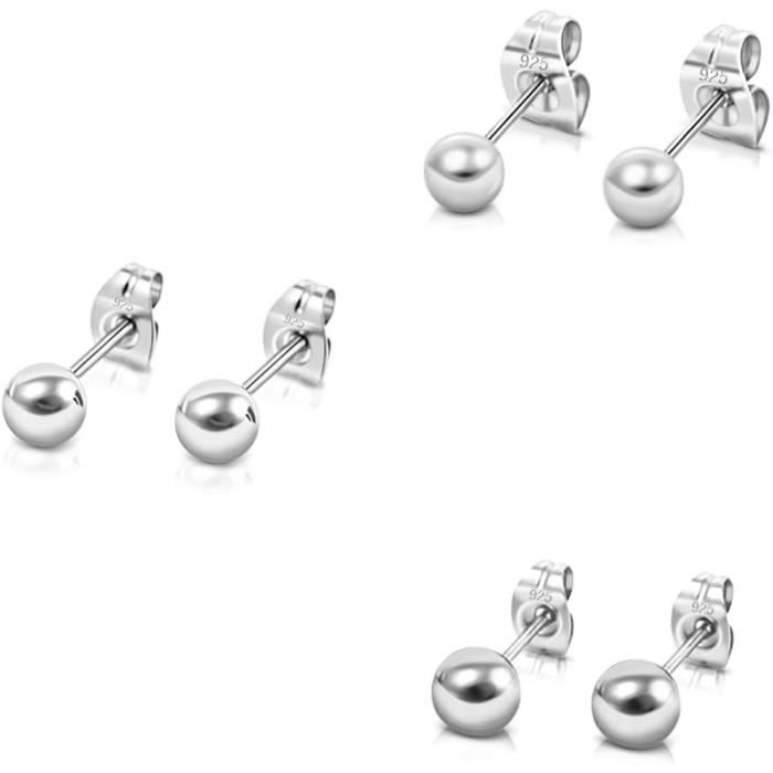 3 Paires De Boucles D’oreilles Clous – Mini Fleurs Avec Zirconium | Hypoallergéniques, Pour Piercings Multiples | Cadeau Femme/fille - 13