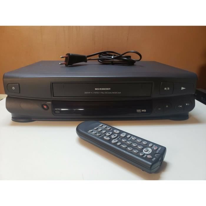 SCHNEIDER 20DV9 LECTEUR ENREGISTREUR K7 CASSETTE VIDEO VHS