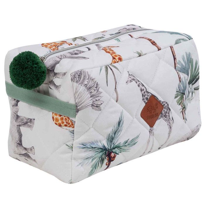 Ma Première Couverture Bébé En Satin De Coton Et Sherpa, Safari - 9
