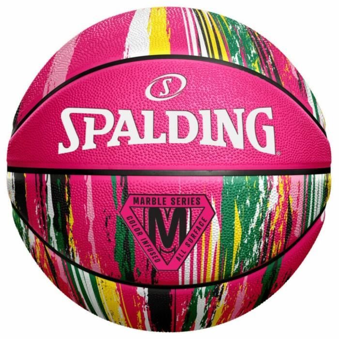 Ballon Spalding Marble Series - violet - Taille 6