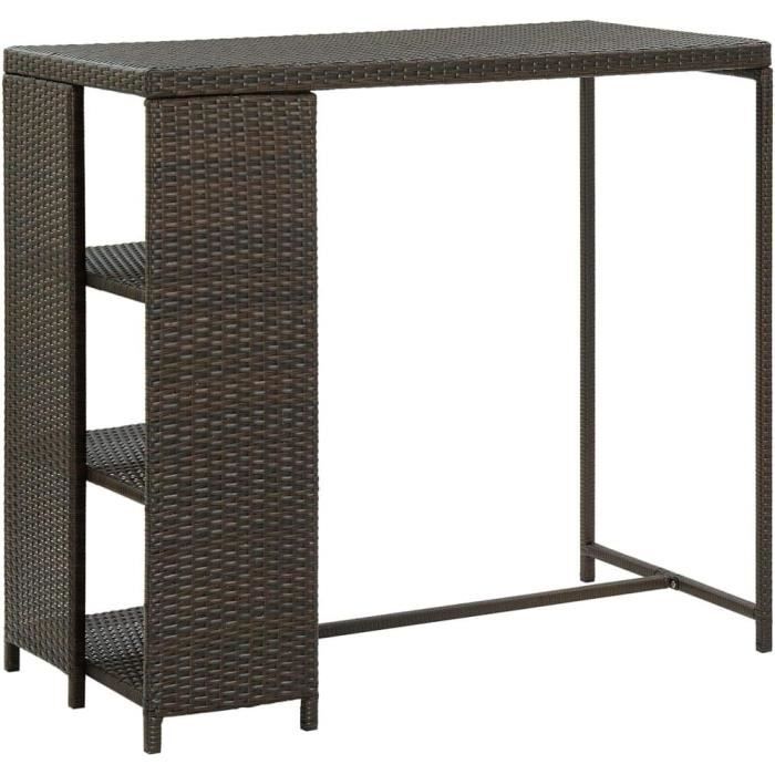 Support Mobile Mini-Réfrigérateur VEVOR Avec Rangement Et Roues - Table Chariot Frigo Dortoir Bureau Cuisine, Marron Clair 90kg