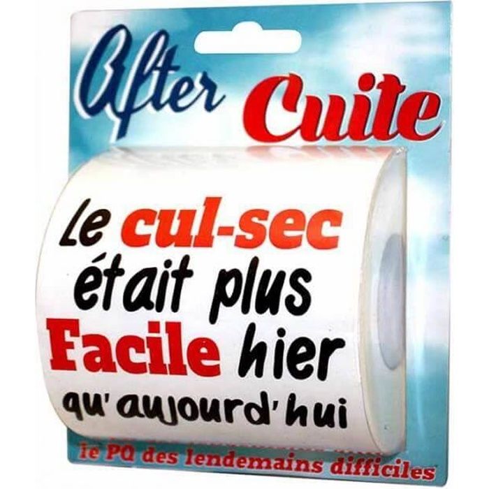 Cadeau humour: Papier toilette clean sex homme (x1) REF/PQ13