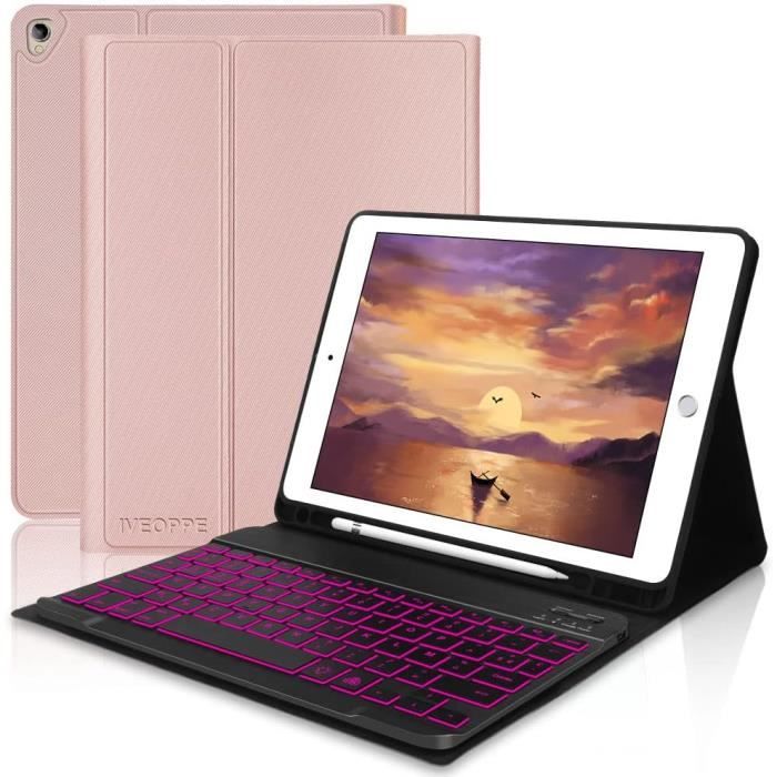 Coque avec Clavier pour iPad 10.2 (9/8/7ème Gén) Mobilis Bluetooth Touchpad Amovible, Porte-Stylet Noir - Clavier - Achat & prix
