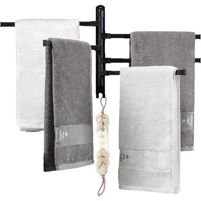 Design Hambourg Porte Serviette Salle De Bain Sans Perçage | Porte