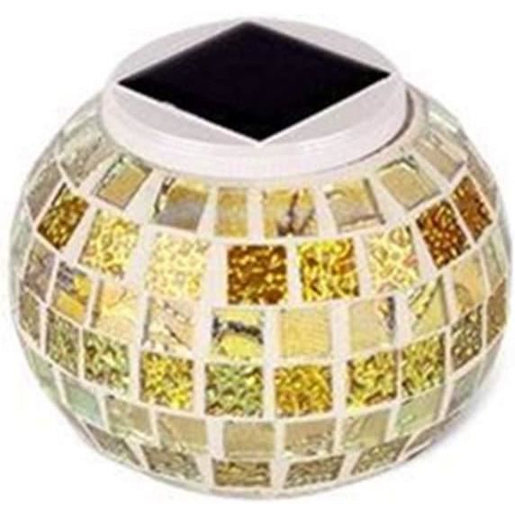 PENG Solaire Alimenté LED Bougie Lumière Jaune Scintillement