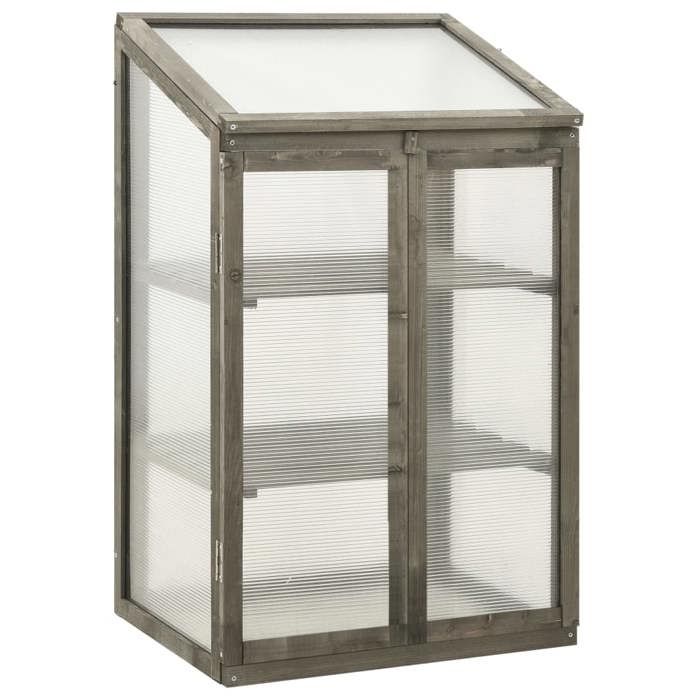 Vidaxl Serre 60x45x100 cm Bois de sapin 314849