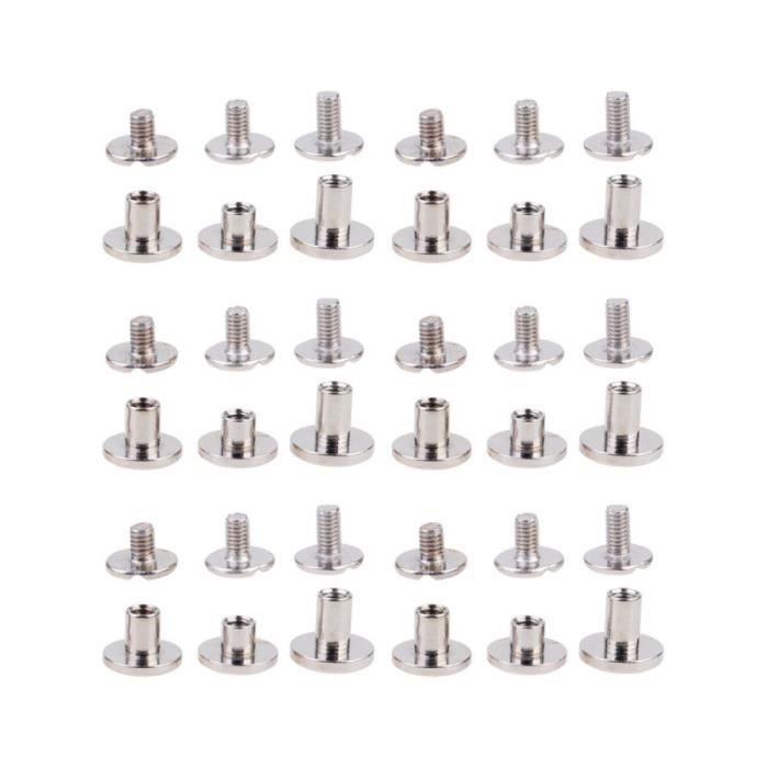 10 Rivets En Cuivre Tête Plate 15/64x1 Pouce - Marque Uxcell, Neufs Sous Emballage