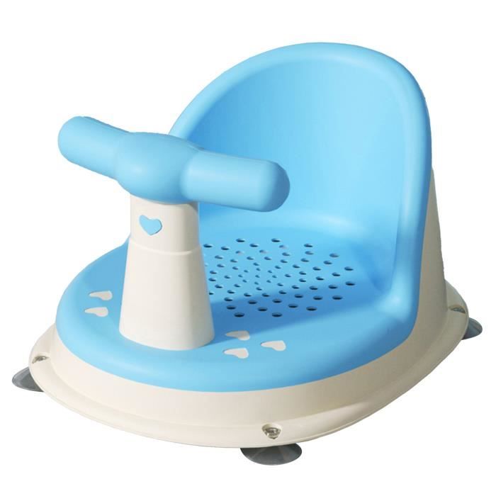 Siège De Bain Pour Bébé Réglable - Pour 6 à 15 Mois, Supporte 12 Kg, Antidérapant, 2 Jouets Inclus