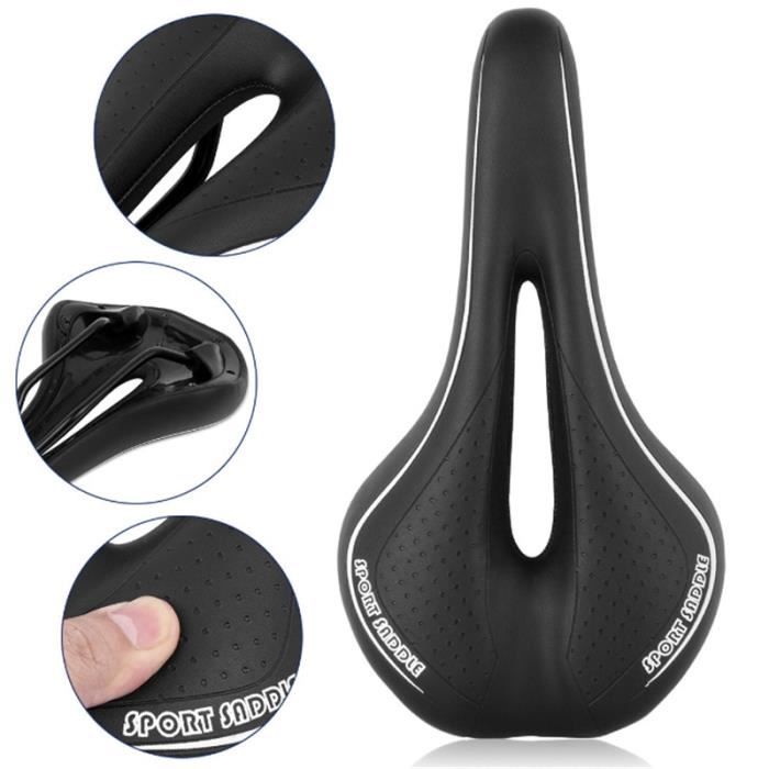 Selle De Vélo Confortable BWBIKE – Coussin Large, Antidérapant, Pour Route, VTT Et Vélo D’intérieur