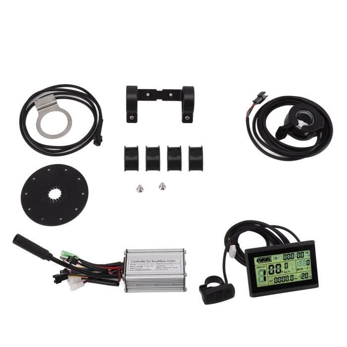 Écran LCD Pour Vélo électrique - Compteur De Vitesse 36V/48V étanche 5 Broches - Affichage Multifonction - 7