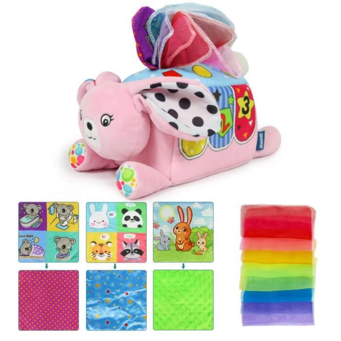 Jouet boîte de mouchoirs pour bébé Joollurm, jouets Montessori pour