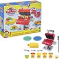 Play-Doh Kitchen Creations Le Roi du Grill avec 6 Pots de pate a Modeler aux Couleurs variees, pour Enfants, des 3 Ans-1