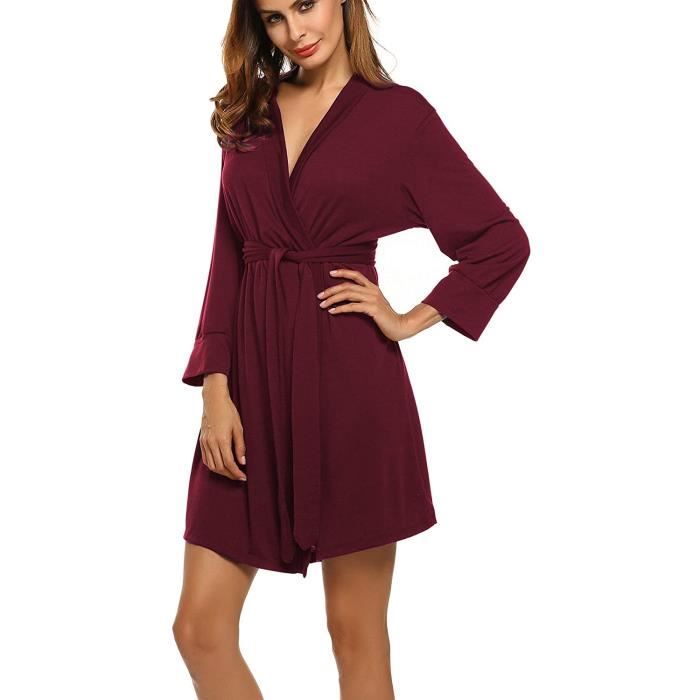 Robe de chambre femme courte sale