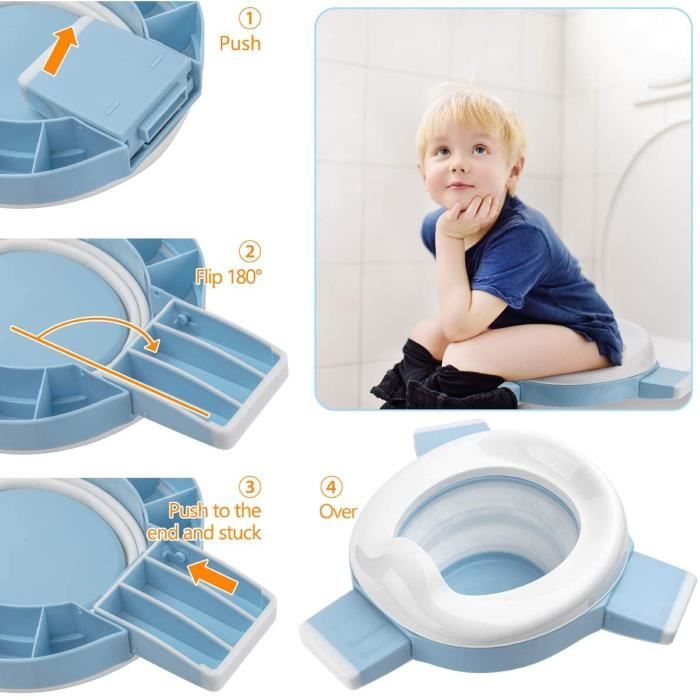 Siège de toilette pliable pour bébé - Areu Bébé