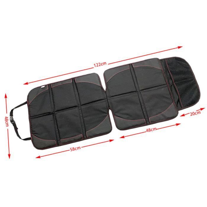 Lot De 2 Protections Siège Auto Enfant - Tissu Oxford Imperméable - 67x43,8cm - Avec Poches De Rangement - Anti Saleté