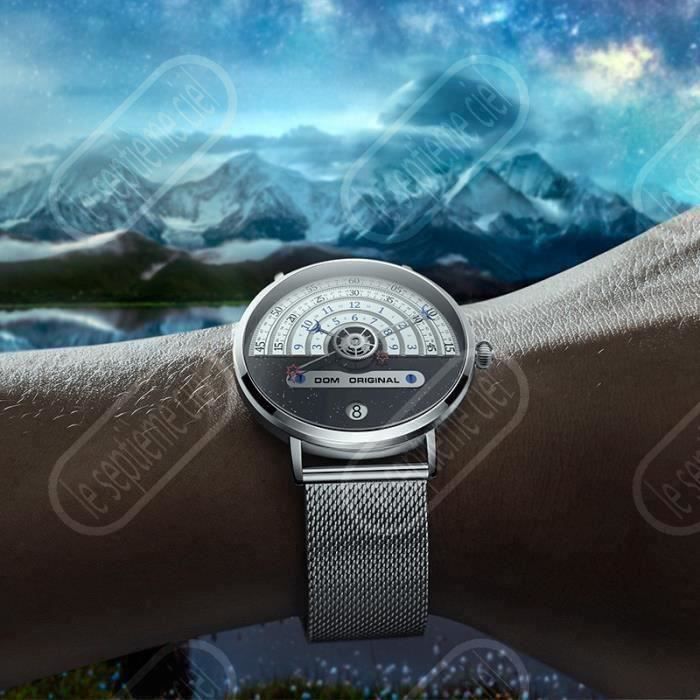 LSC® Montre homme mouvement japonais mode sports et loisirs quartz