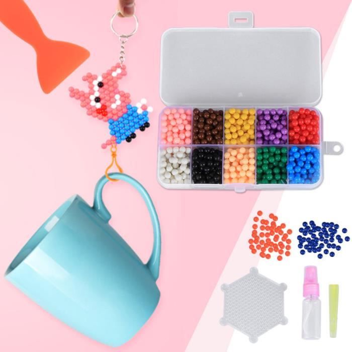 Perles à Fusible.6mm Perles de Fer, Ensembles de Papier à Repasser pour Enfants