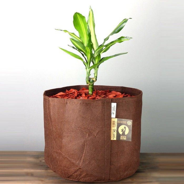 Root Pouch 65 - 246L - Pot géotextile Marron - Ligne Boxer - 81x45.5cm ...