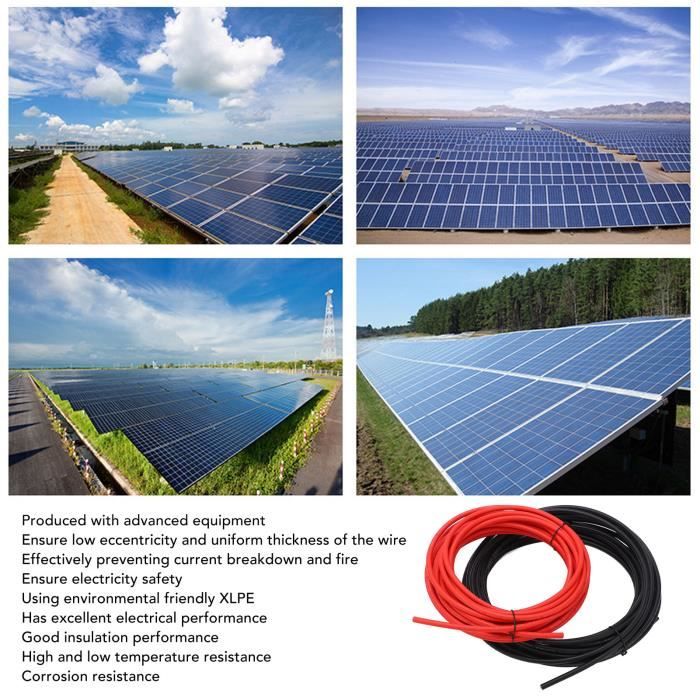 Kofelec Câble Solaire PV, Fil Photovoltaïque Pour Panneau