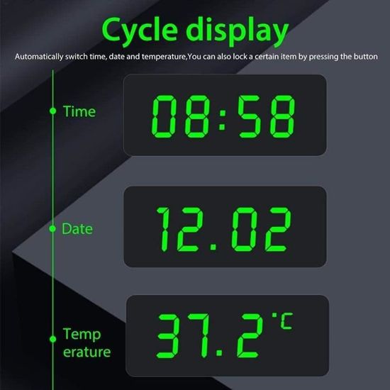 Horloge solaire pour voiture - Cdiscount