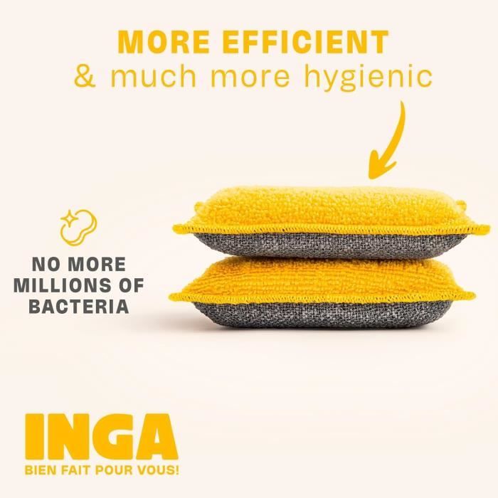 Mon avis sur l'éponge lavable INGA : l'éponge qui dure un an !