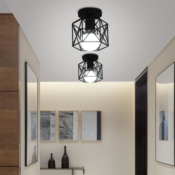 Plafonnier Suspendu Hofstein – Métal Doré/noir, 1-3 Lumières, Style Moderne