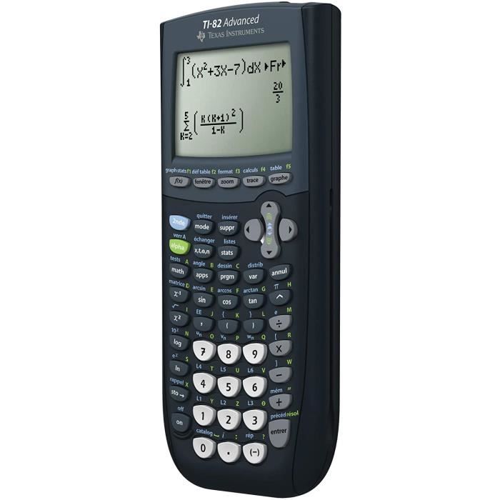 Calculatrice graphique Texas Instruments - Lycée - Ti-82 Advanced