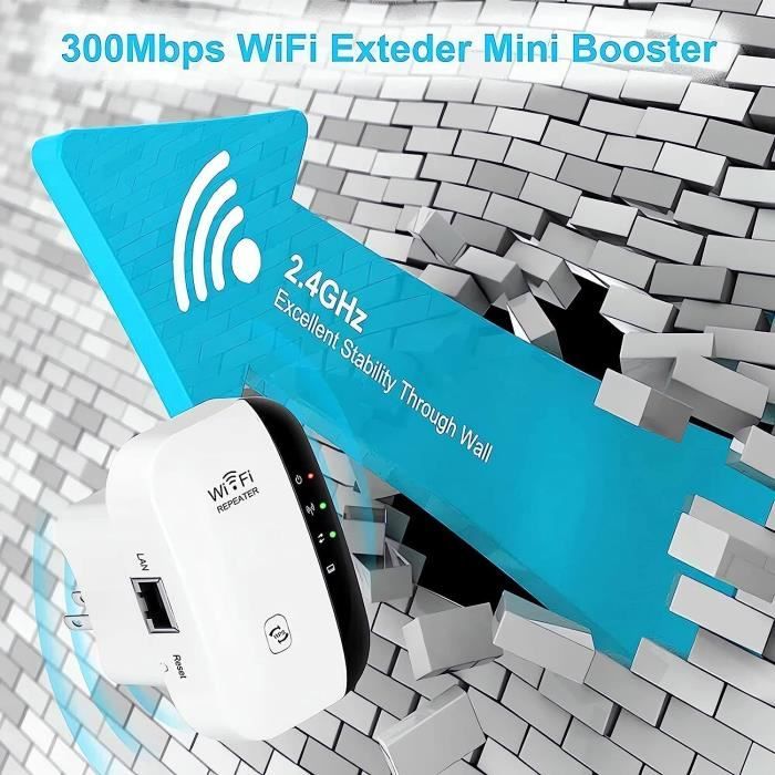 Generic Répéteur / Amplificateur De Signal WiFi 300Mbps - Prix pas